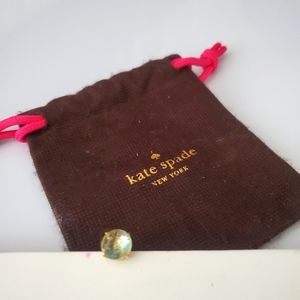Kate Spade Light Green Single Earring